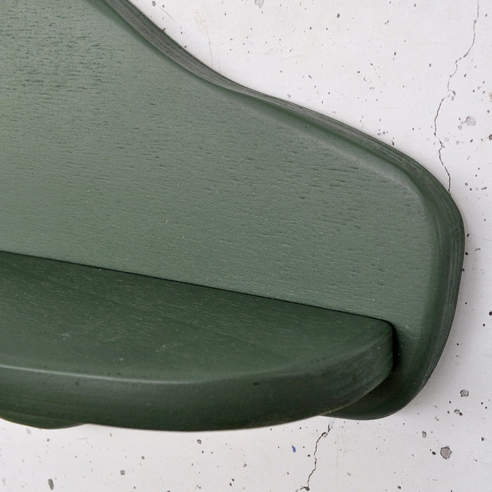 Hanah Home Meh220 Estantería de Pared de Madera Verde